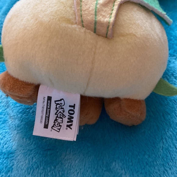 💕Preloved EUC ~ TOMY Pokemon Eevee Series of Evolution Plush Leafeon - Picture 7 of 11